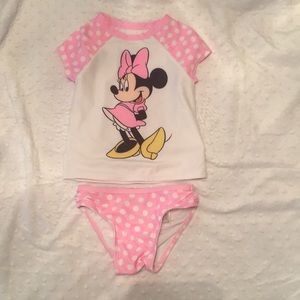 Toddler Minnie Mouse swim suit